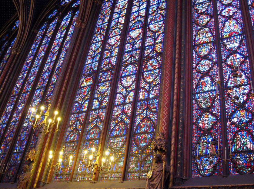 medieval cathedrals stained glass